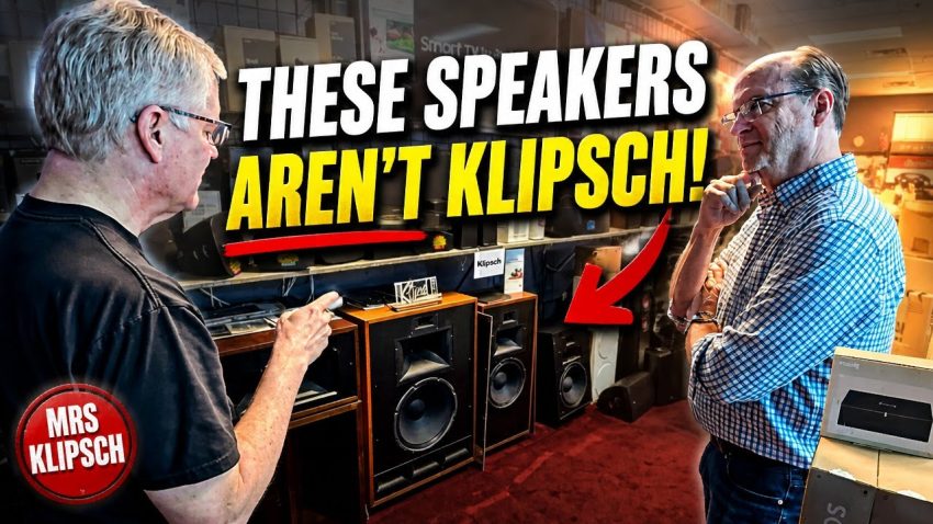 Mrs. Klipsch These Speakers AREN'T Klipsch!