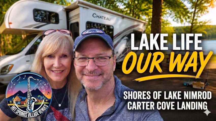 Best Army Corps Campground in Arkansas Lake Nimrod RV Adventure, ALF, Kayaks & Nature Fun!