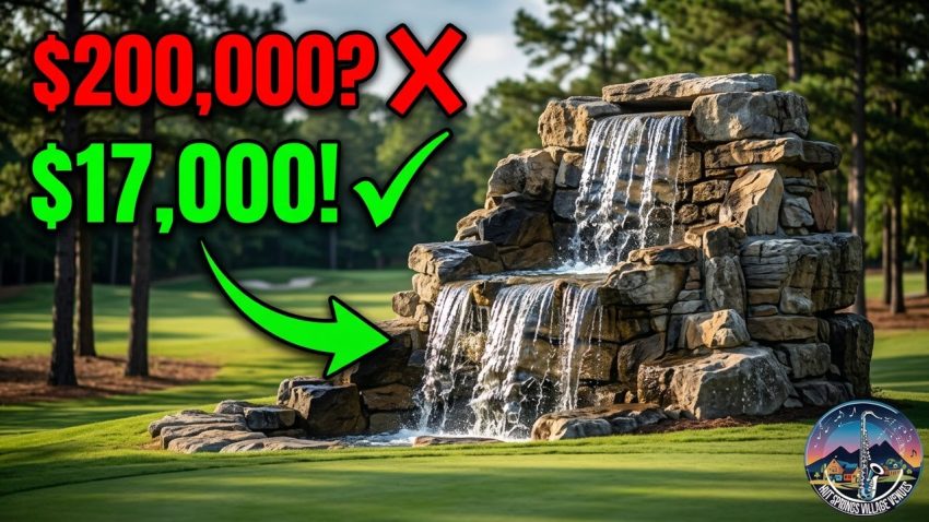 How a $200K Waterfall Cost Just $17K Hidden History of Hot Springs Village Golf & HSV Legends
